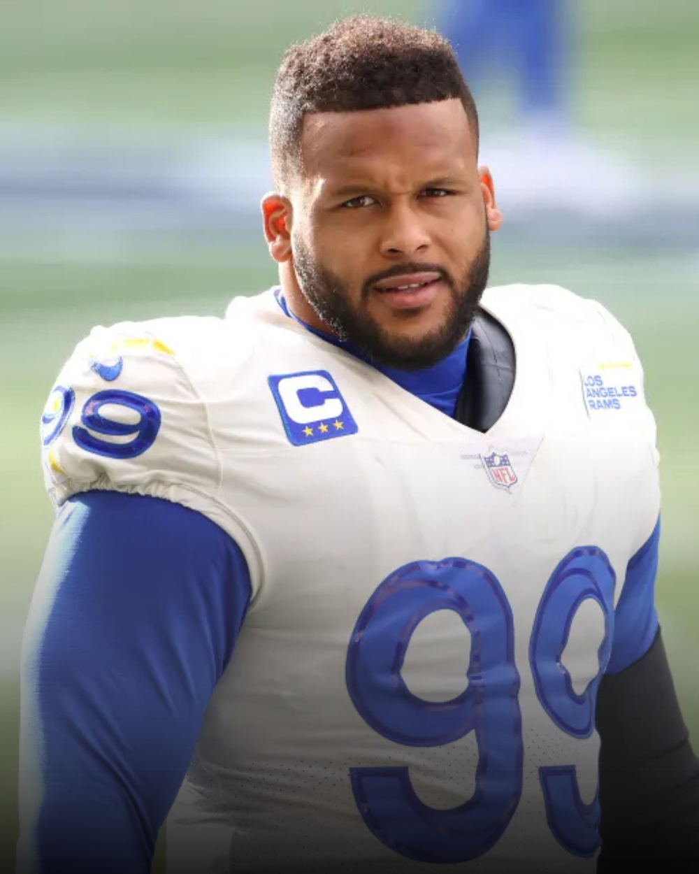 Aaron Donald Net Worth - retired Los Angeles Rams defensive tackle